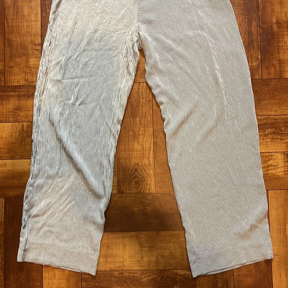 Liz Claiborne wide leg striped Rayon/Acetate Pants - Picture 6 of 8